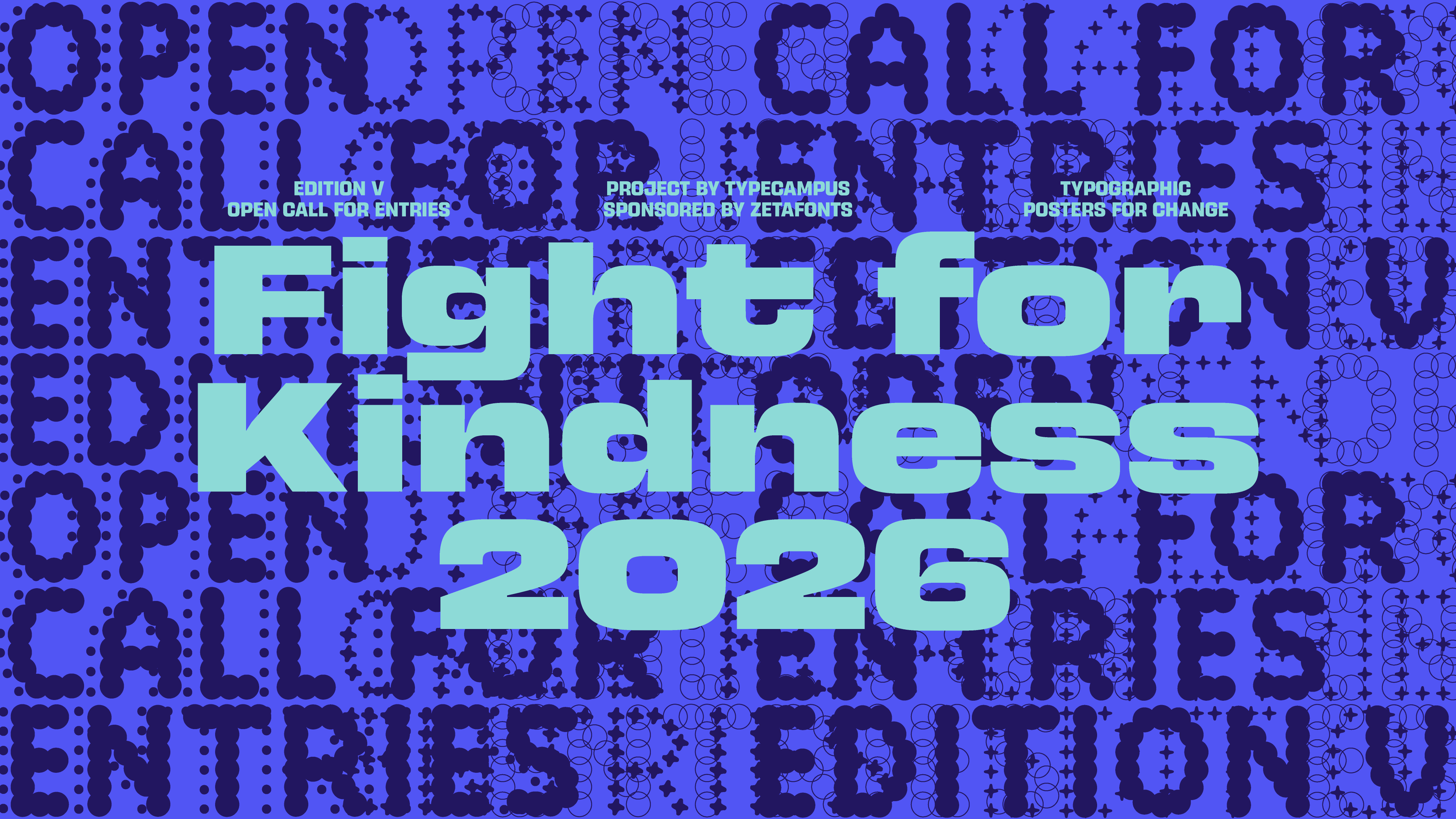 Fight for Kindness - The 2026 Global Poster Call