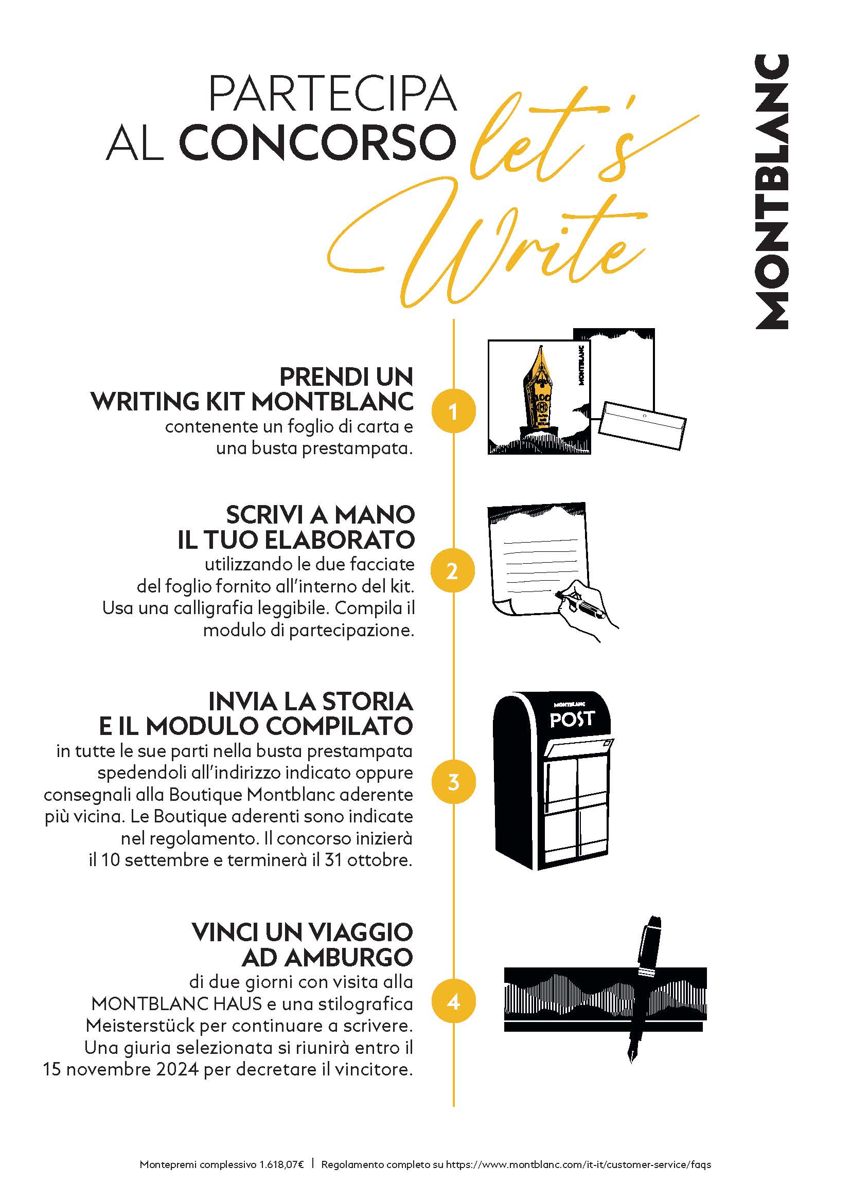 Concorso &ldquo;Let&rsquo;s Write&rdquo; di Mont Blanc